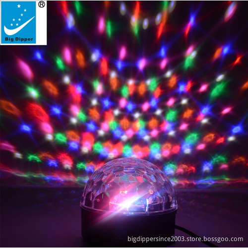 stage led light Big Dipper Betopper Seven Stars RGBWOP colorful LED Crystal Magic Ball with DMX control